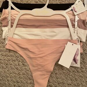 NWT Jessica Simpson nude thong set
